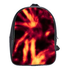 Lava Abstract Stars School Bag (large) by DimitriosArt