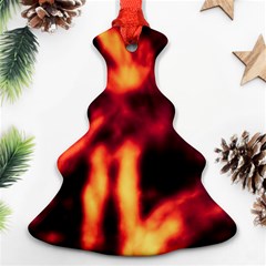 Lava Abstract Stars Ornament (christmas Tree)  by DimitriosArt