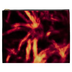 Lava Abstract Stars Cosmetic Bag (xxxl) by DimitriosArt