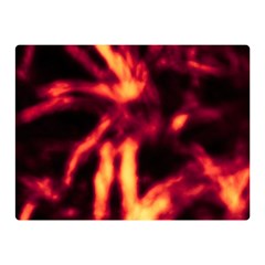 Lava Abstract Stars Double Sided Flano Blanket (mini)  by DimitriosArt