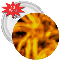 Golden Abstract Stars 3  Buttons (10 Pack)  by DimitriosArt