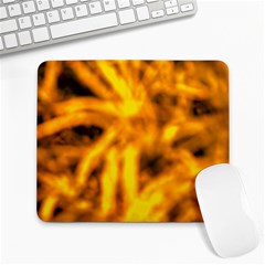 Golden Abstract Stars Large Mousepads by DimitriosArt