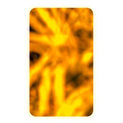 Golden Abstract Stars Memory Card Reader (rectangular)