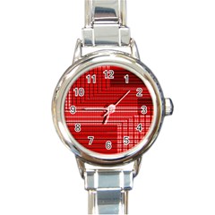 Gradient (101) Round Italian Charm Watch by Sparkle