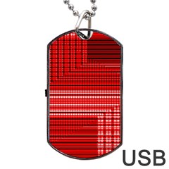 Gradient (101) Dog Tag Usb Flash (two Sides) by Sparkle