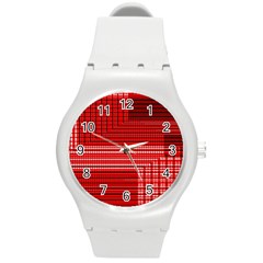 Gradient (101) Round Plastic Sport Watch (m) by Sparkle