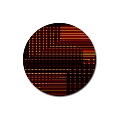 Gradient (97) Rubber Coaster (round) by Sparkle