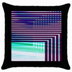 Gradient Throw Pillow Case (black) by Sparkle