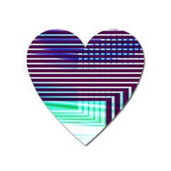 Gradient Heart Magnet