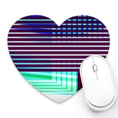 Gradient Heart Mousepads by Sparkle