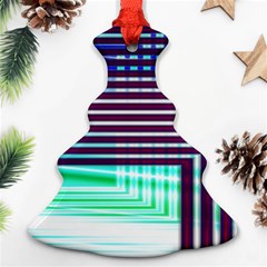 Gradient Christmas Tree Ornament (two Sides) by Sparkle