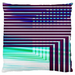 Gradient Large Flano Cushion Case (one Side)