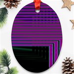 Gradient Oval Ornament (Two Sides) Front