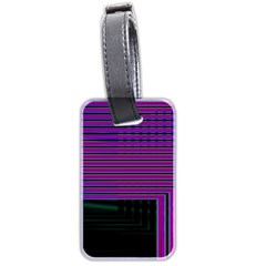 Gradient Luggage Tag (two Sides) by Sparkle