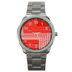 Gradient Sport Metal Watch by Sparkle