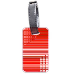 Gradient Luggage Tag (two Sides) by Sparkle