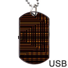 Gradient Dog Tag Usb Flash (one Side) by Sparkle