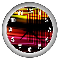 Gradient Wall Clock (silver)