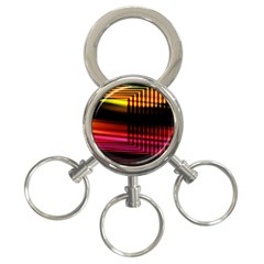 Gradient 3-ring Key Chain