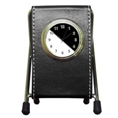 Gradient Pen Holder Desk Clock by Sparkle