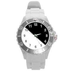 Gradient Round Plastic Sport Watch (l) by Sparkle