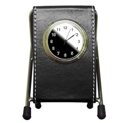 Gradient Pen Holder Desk Clock by Sparkle