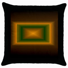 Gradient Throw Pillow Case (black) by Sparkle