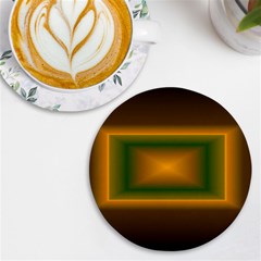 Gradient Uv Print Round Tile Coaster by Sparkle