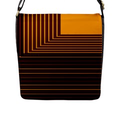 Gradient Flap Closure Messenger Bag (l) by Sparkle