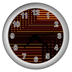 Gradient Wall Clock (Silver)