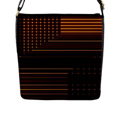 Gradient Flap Closure Messenger Bag (l) by Sparkle