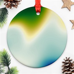 Gradientcolors Round Ornament (two Sides)