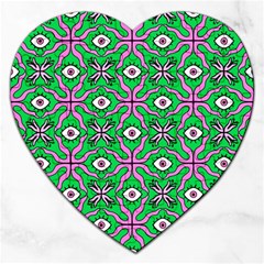 Abstract Illustration With Eyes Jigsaw Puzzle (heart) by SychEva