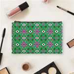 Abstract Illustration With Eyes Cosmetic Bag (Medium) Front