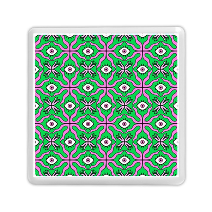 Abstract Illustration With Eyes Memory Card Reader (Square)