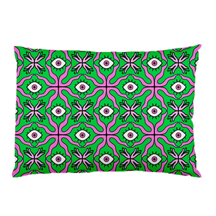 Abstract Illustration With Eyes Pillow Case (Two Sides)