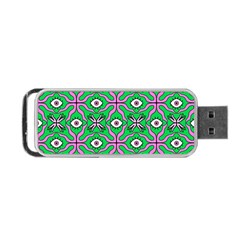 Abstract Illustration With Eyes Portable Usb Flash (two Sides) by SychEva