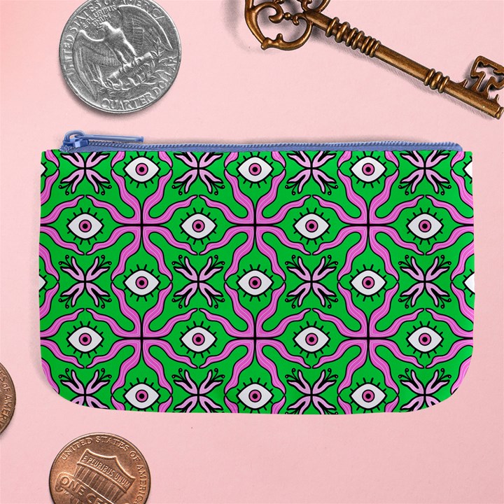 Abstract Illustration With Eyes Large Coin Purse