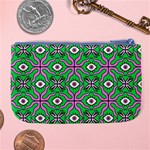 Abstract Illustration With Eyes Large Coin Purse Back