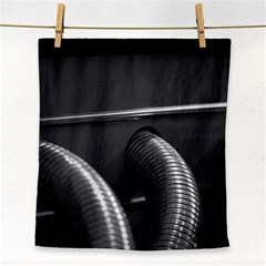 Tubes Of Power Face Towel by DimitriosArt