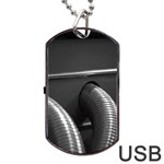 Tubes of power Dog Tag USB Flash (Two Sides) Back