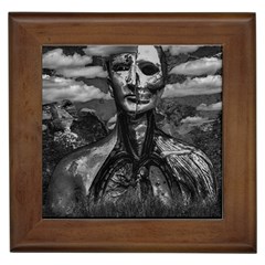 Bw Creepy Fantasy Scene Artwork Framed Tile by dflcprintsclothing