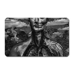 Bw Creepy Fantasy Scene Artwork Magnet (rectangular) by dflcprintsclothing