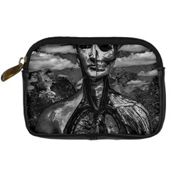 Bw Creepy Fantasy Scene Artwork Digital Camera Leather Case by dflcprintsclothing