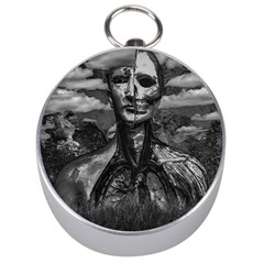 Bw Creepy Fantasy Scene Artwork Silver Compasses by dflcprintsclothing