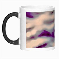 Orange  Waves Abstract Series No1 Morph Mugs by DimitriosArt