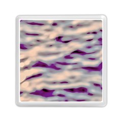 Orange  Waves Abstract Series No1 Memory Card Reader (square) by DimitriosArt