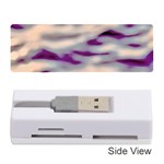 Orange  Waves Abstract Series No1 Memory Card Reader (Stick) Front