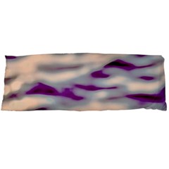 Orange  Waves Abstract Series No1 Body Pillow Case (dakimakura) by DimitriosArt