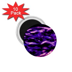 Purple  Waves Abstract Series No1 1 75  Magnets (10 Pack)  by DimitriosArt